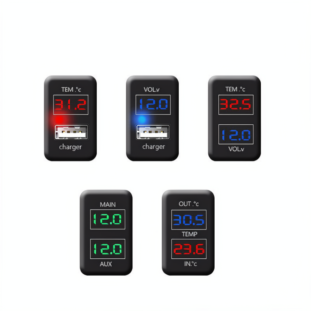 Car USB Fast Charger For Toyot - огляд і ціна Power Supply Tester