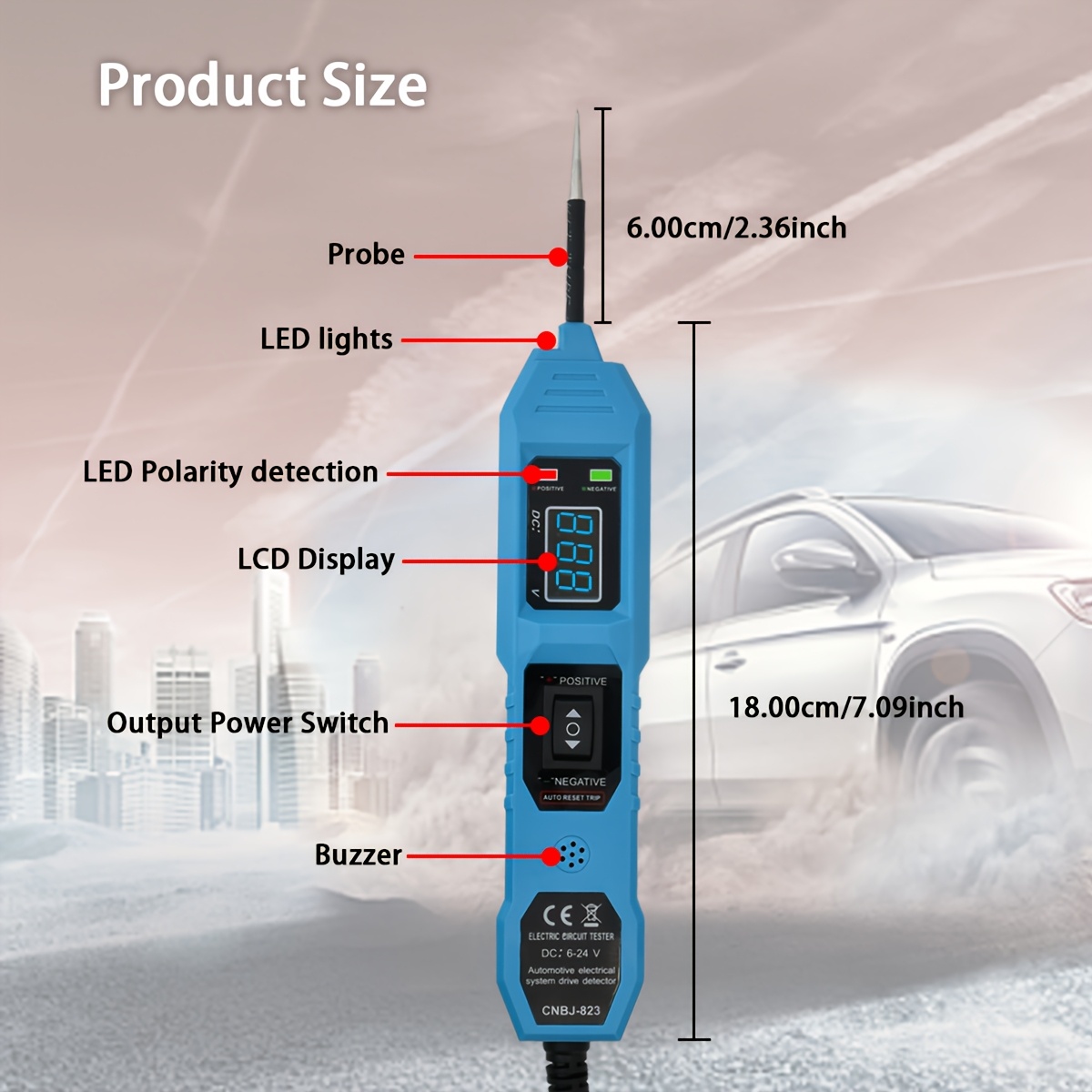 Power Circuit Probe Tester 6V- - огляд і ціна Power Supply Tester