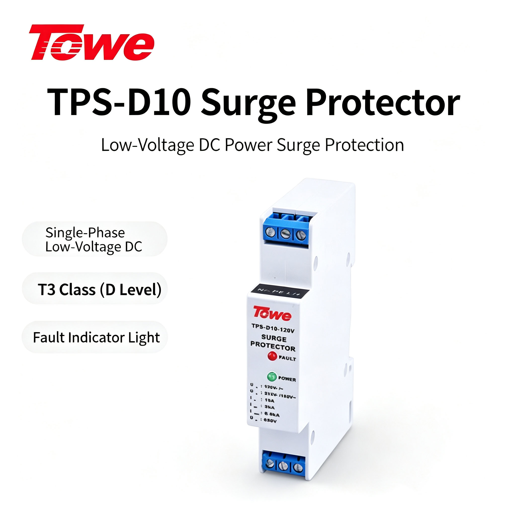 TOWE Type 3 DC SPD Surge Prote - огляд і ціна Power Supply 12V