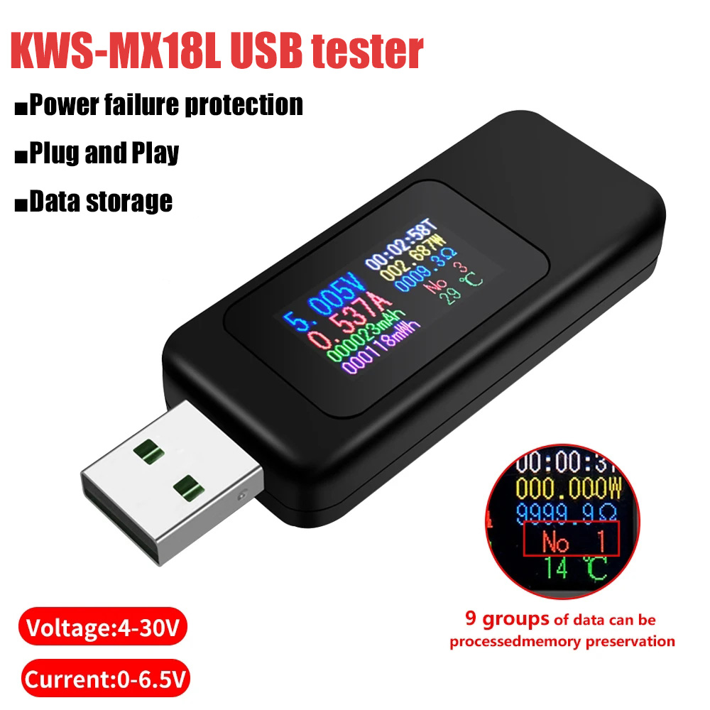 10 in 1 USB Tester DC Digital  - огляд і ціна Power Supply Tester